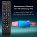 (Pack of 2) Universal Remote Control for Samsung TV Remote Replacement for All Samsung LED QLED UHD SUHD HDR LCD Frame Curved Solar HDTV 4K 8K 3D Smart TVs,with Teletext Button