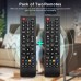 (Pack of 2) Universal Remote Control for Samsung TV Remote Replacement for All Samsung LED QLED UHD SUHD HDR LCD Frame Curved Solar HDTV 4K 8K 3D Smart TVs,with Teletext Button