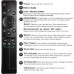 Universal Remote Control for All Samsung TV LED QLED UHD SUHD HDR LCD HDTV 4K 8K Solar Curved Smart TVs, with Shortcut Buttons for Netflix, Prime Video, hulu