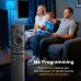 2-Pack Universal Remote Control for All Samsung TV LED Neo QLED Crystal UHD The Serif HDR LCD Frame Curved Solar HDTV 4K 8K Smart TVs Q60 Q70 Q80 AU8000 BU8000 CU8000 Series Replacement Remote