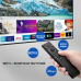 Universal Remote Control Replacement for Samsung TV Remotes Solar LED LCD QLED 4K 8K UHD 3D HDTV HDR Curved Frame Crystal Monitor Smart