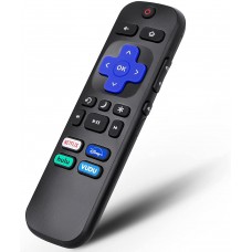 EWO'S Remote Control for All Hisense-Sharp-Roku TV Remote Replacement, with Buttons for Netflix, Disney, Hulu, VUDU