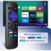 EWO'S Remote Control for All Hisense-Sharp-Roku TV Remote Replacement, with Buttons for Netflix, Disney, Hulu, VUDU