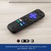 EWO'S Remote Control for All Hisense-Sharp-Roku TV Remote Replacement, with Buttons for Netflix, Disney, Hulu, VUDU