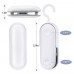 EWOS Mini Heat Bag Sealer, Handheld 2 in 1 Heat Sealer and Cutter Portable Bag Resealer Sealer for Plastic Bags, Mini Heat Vacuum Sealers With Hook (White)