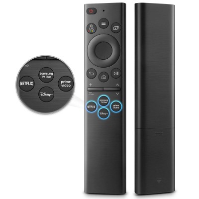 Universal Remote Control for Samsung Frame Solar QLED Neo OLED Crystal UHD Curved 4K 8K Smart TV Q60 Q70 Q80 AU8000 BU8000 CU8000 Series 8 Replacment Remote BN59-01385A BN59-01385B