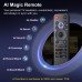 Magic Remote Control for LG Smart TV OLED EVO QNED 4K UHD NanoCell, Original Replacement for AN-MR25GA AN-MR20GA AKB75855501 MR21 MR22 MR23 MR24 with AI Voice Control and Pointer Function