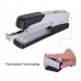 EWO'S Staplers Office Supplies, 50 Sheets Capacity Desktop Stapler With 1000 Staples, Rotatable And Replaceable Nail plate-Silver